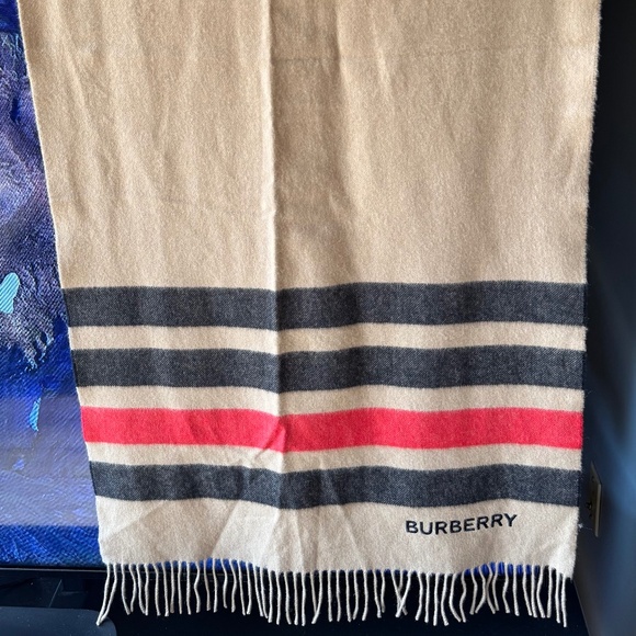 NWOT 100% CASHMERE 200 X 50 cm  SCARF/THROW - Picture 4 of 7